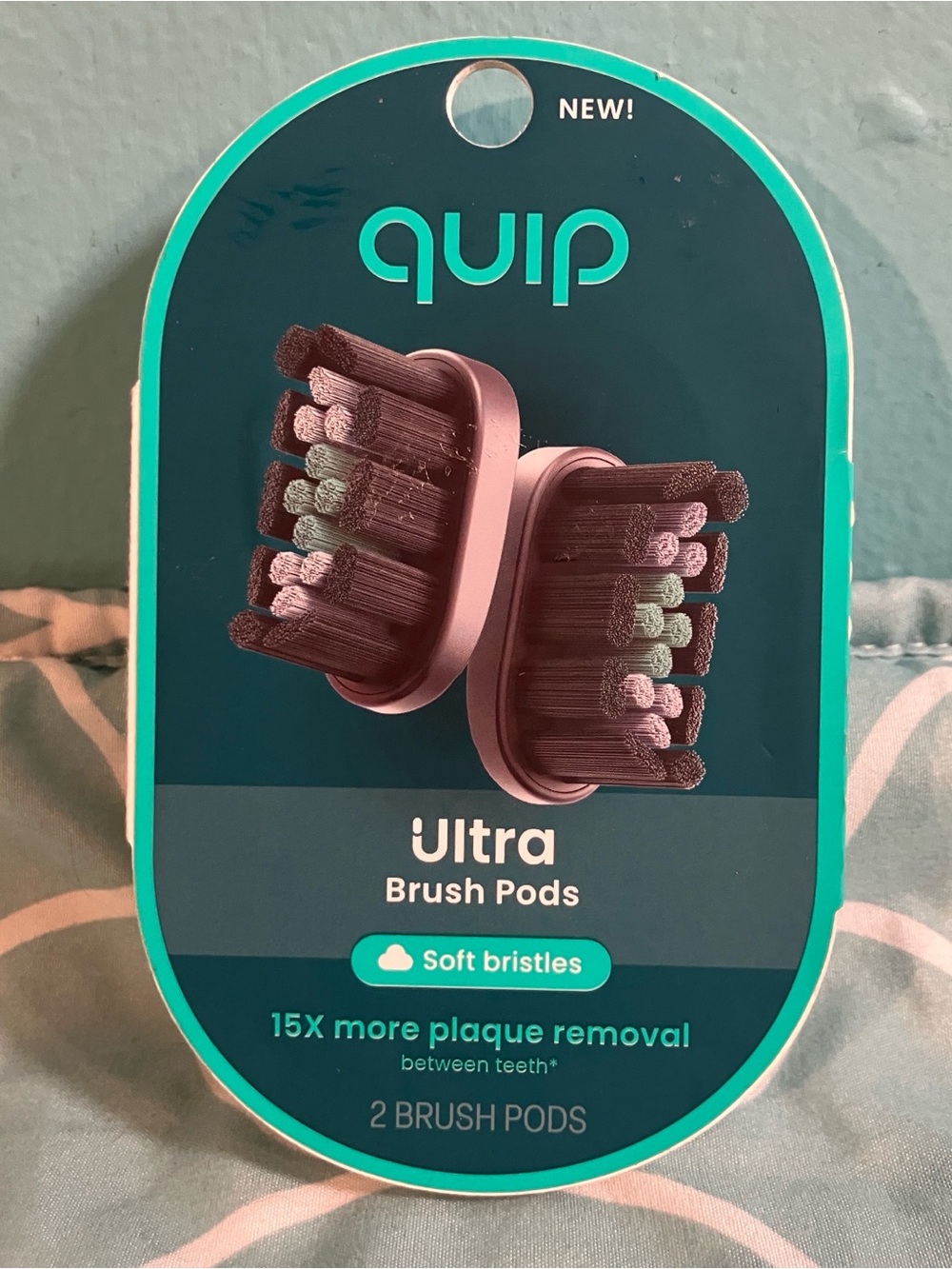 quip ultra brush pods refill 2-pk